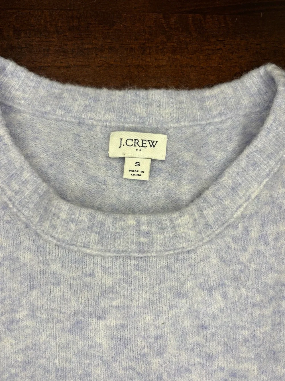 J. Crew Lavender Extra-Soft Yarn Crewneck Sweater